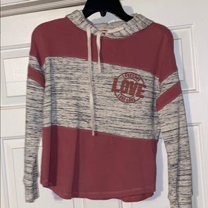 Pink hoodie! Only worn twice